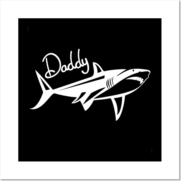 Daddy Shark Summer Trip - Father's Day Gift Wall Art by diystore